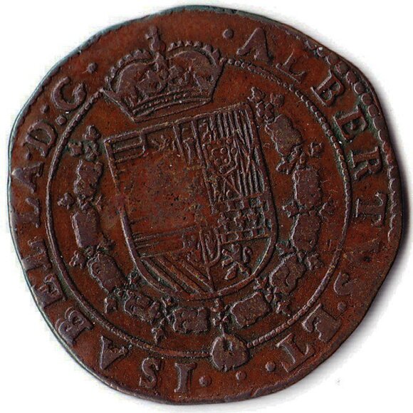 1613 Antwerp Belgium Coin (b647) - Picture 2 of 2